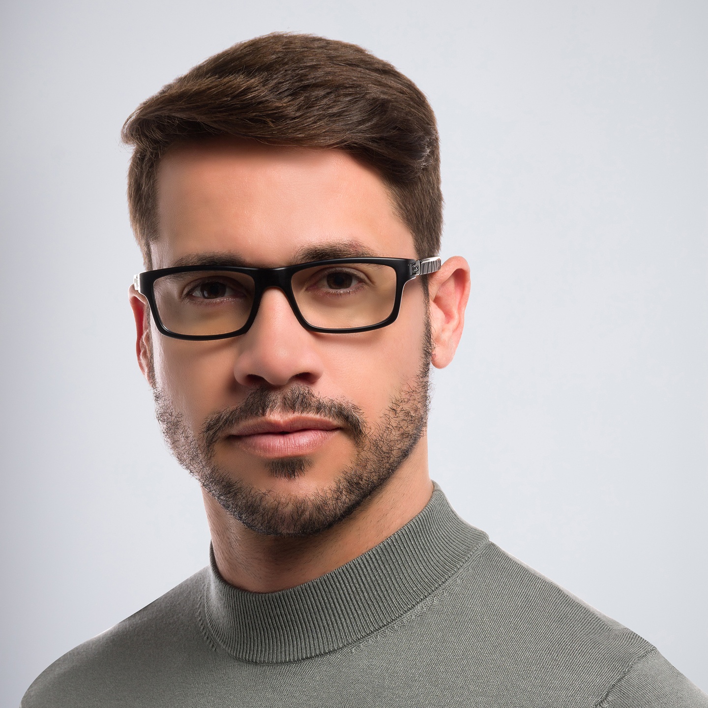 Shop Oakley Currency™ Rectangle Eyeglasses in Satin Black online.