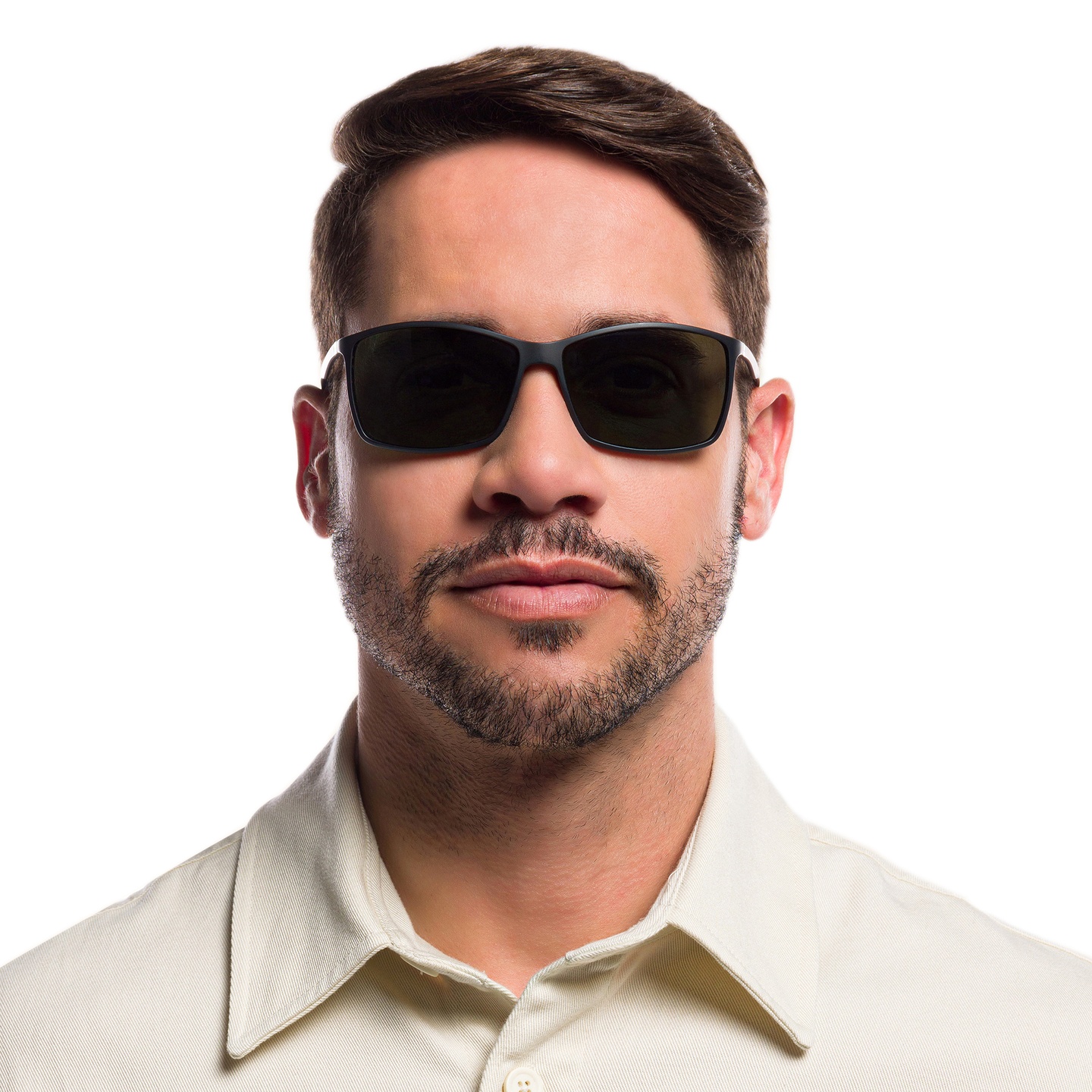 Shop Ray-Ban Liteforce Tech Rectangle Sunglasses in Black online.
