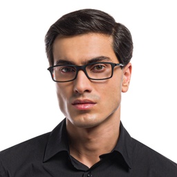 Shop Ray-Ban Optics Unisex Rectangle Eyeglasses in Black online.
