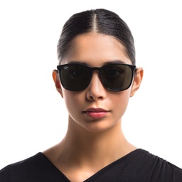 Shop Ray-Ban Unisex Square Sunglasses in Black online.