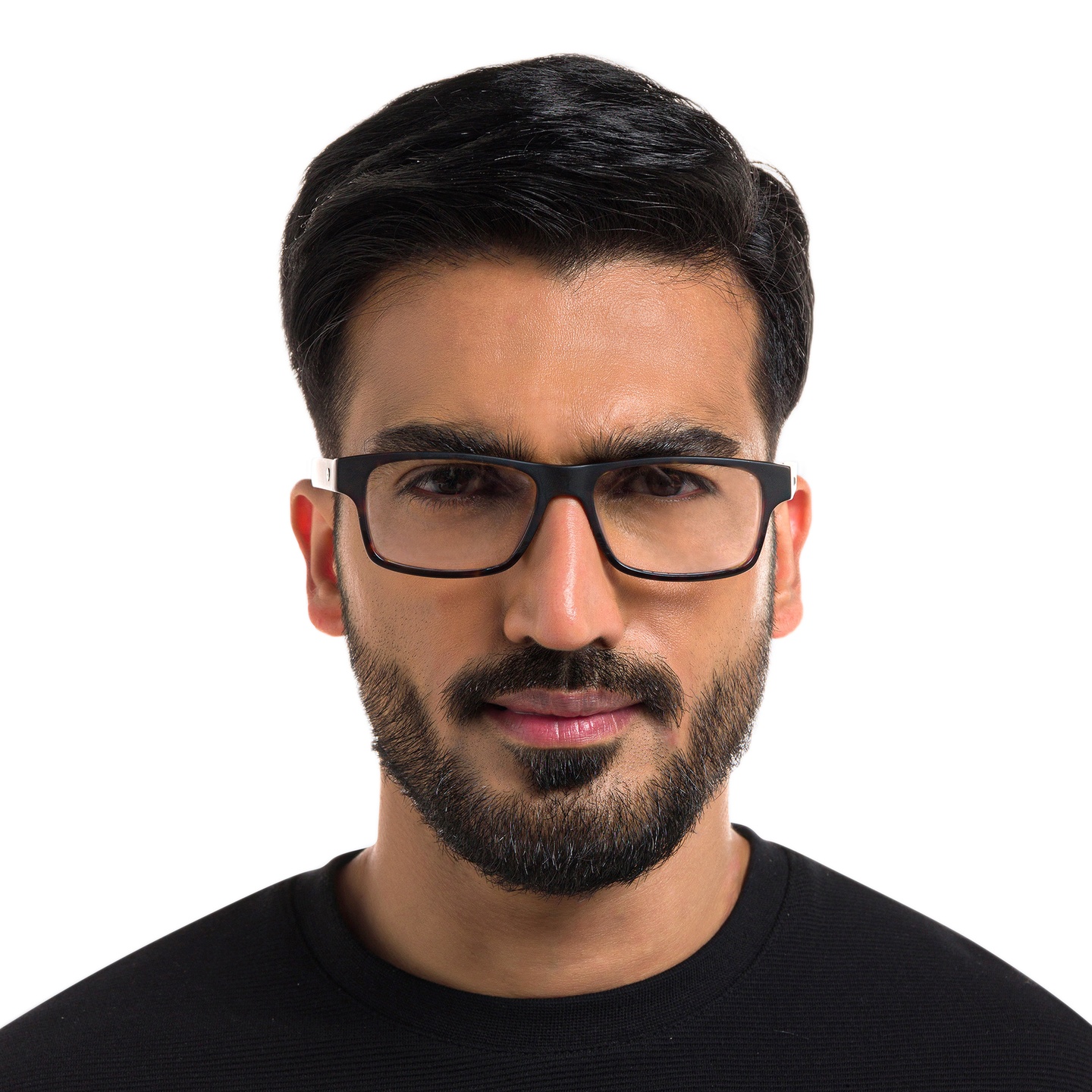 Shop EYE'M Rectangle Eyeglasses in Dark Havana online.