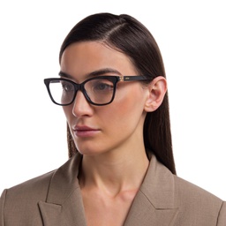 Shop EYE'M Cat Eye Eyeglasses in Matte Black online.