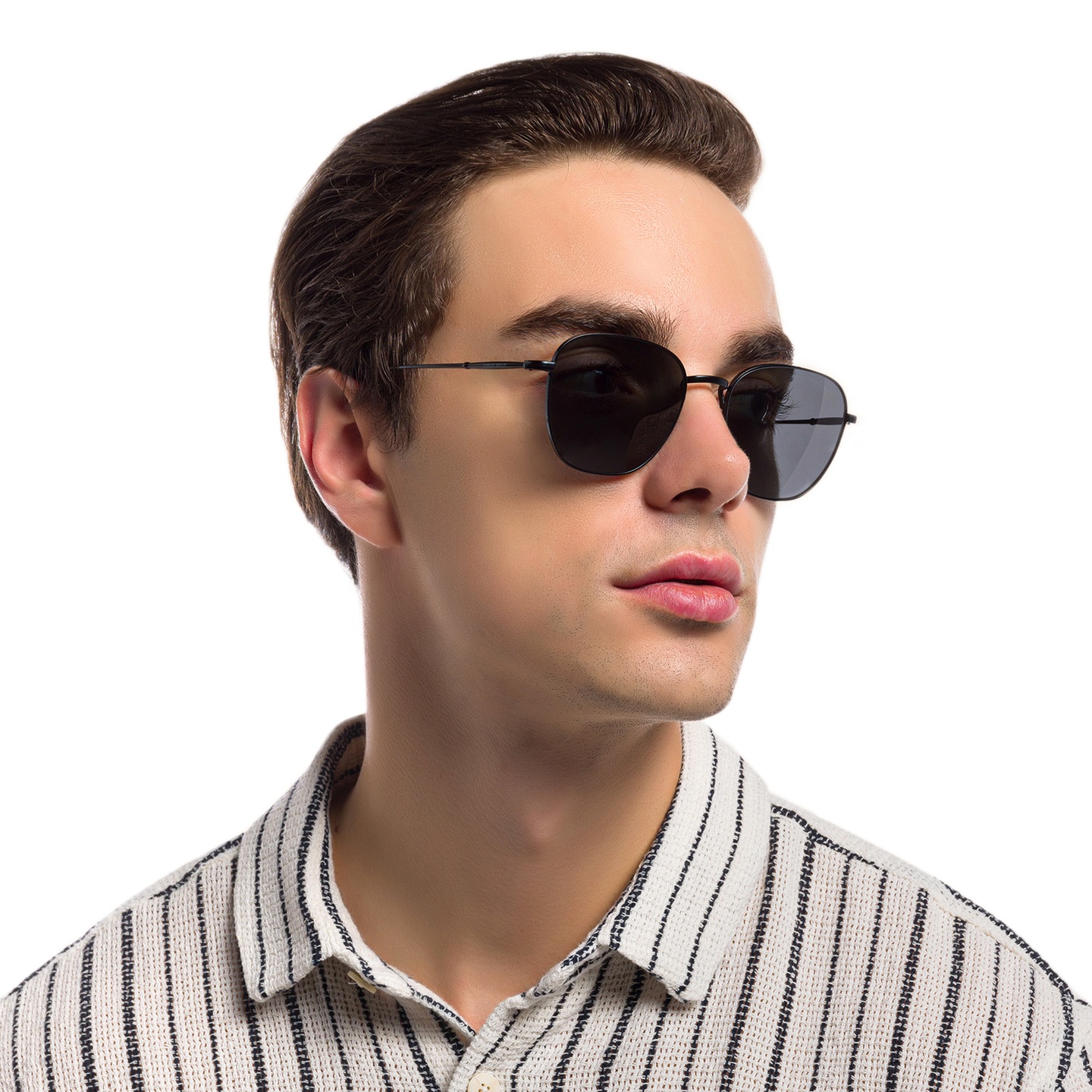 Shop EYE'M Square Eyeglasses in Blue online.