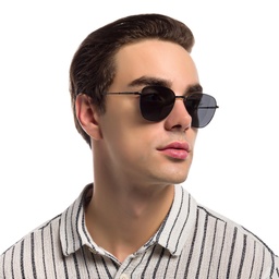 Shop EYE'M Square Eyeglasses in Blue online.
