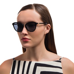 Shop EYE'M Cat Eye Sunglasses in Black online.