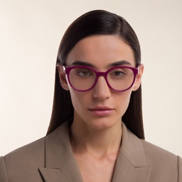 تسوق نظارة طبية بإطار دائري EYE'M بلون أرجواني أونلاين.