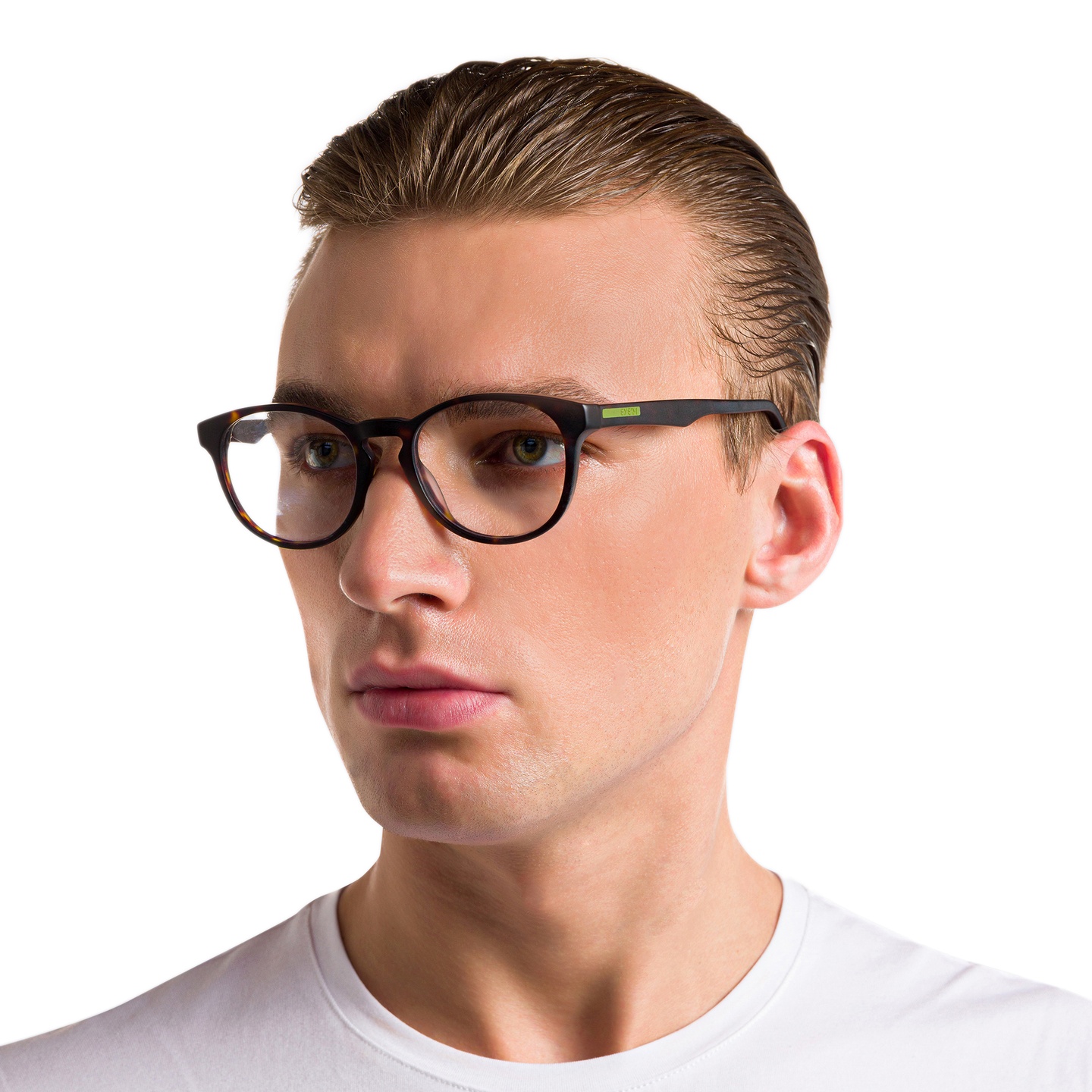 Shop EYE'M Round Eyeglasses in Havana online.