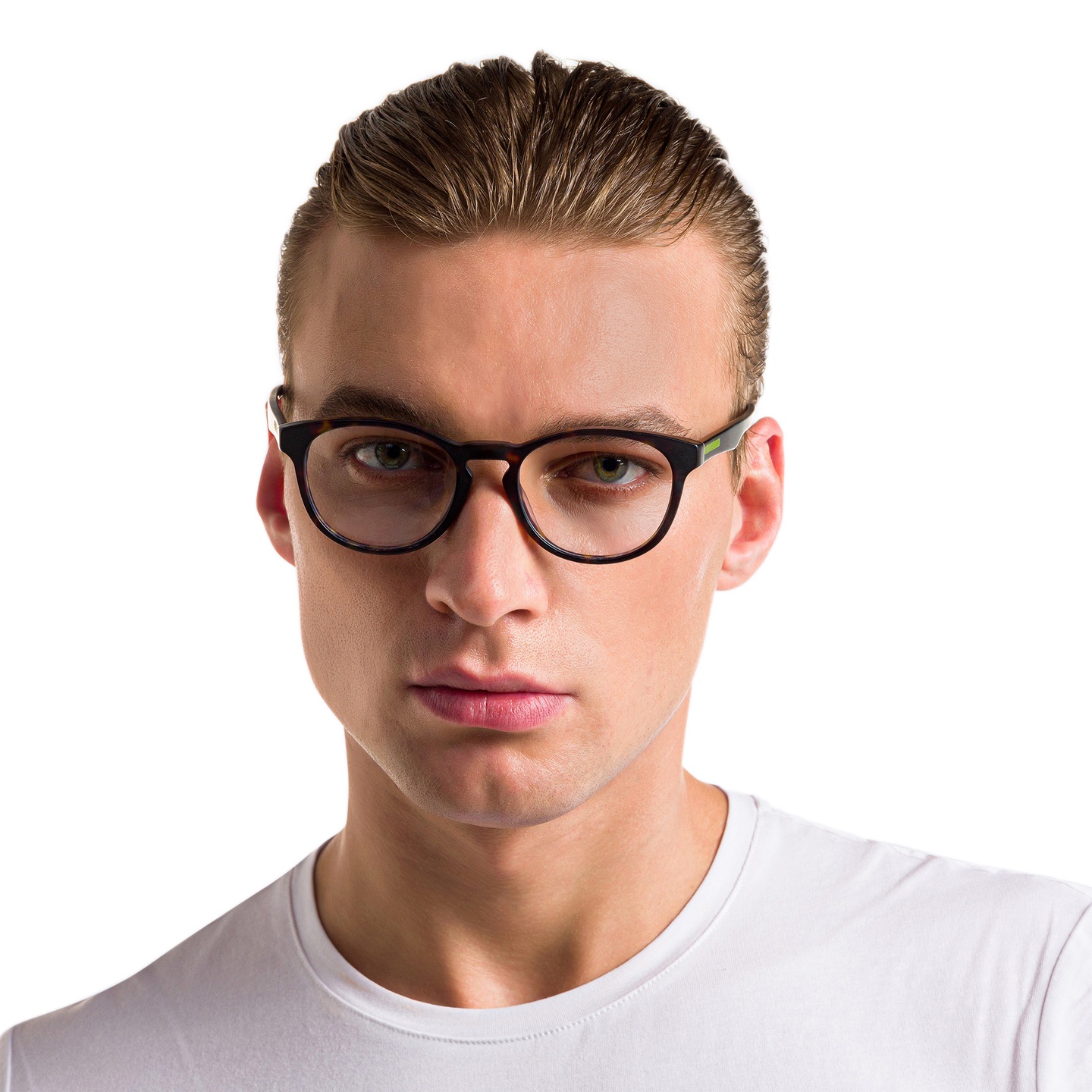 Shop EYE'M Round Eyeglasses in Havana online.