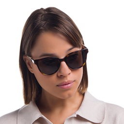 Shop EYE'M Square Sunglasses in Havana online.
