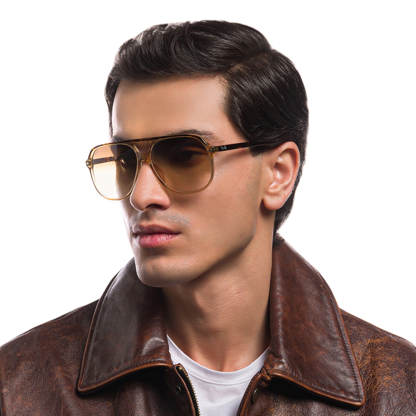 Shop Ray-Ban Bill Unisex Square Sunglasses in Havana online.