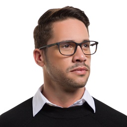 Shop EYE'M Wide Rectangle Eyeglasses in Havana online.