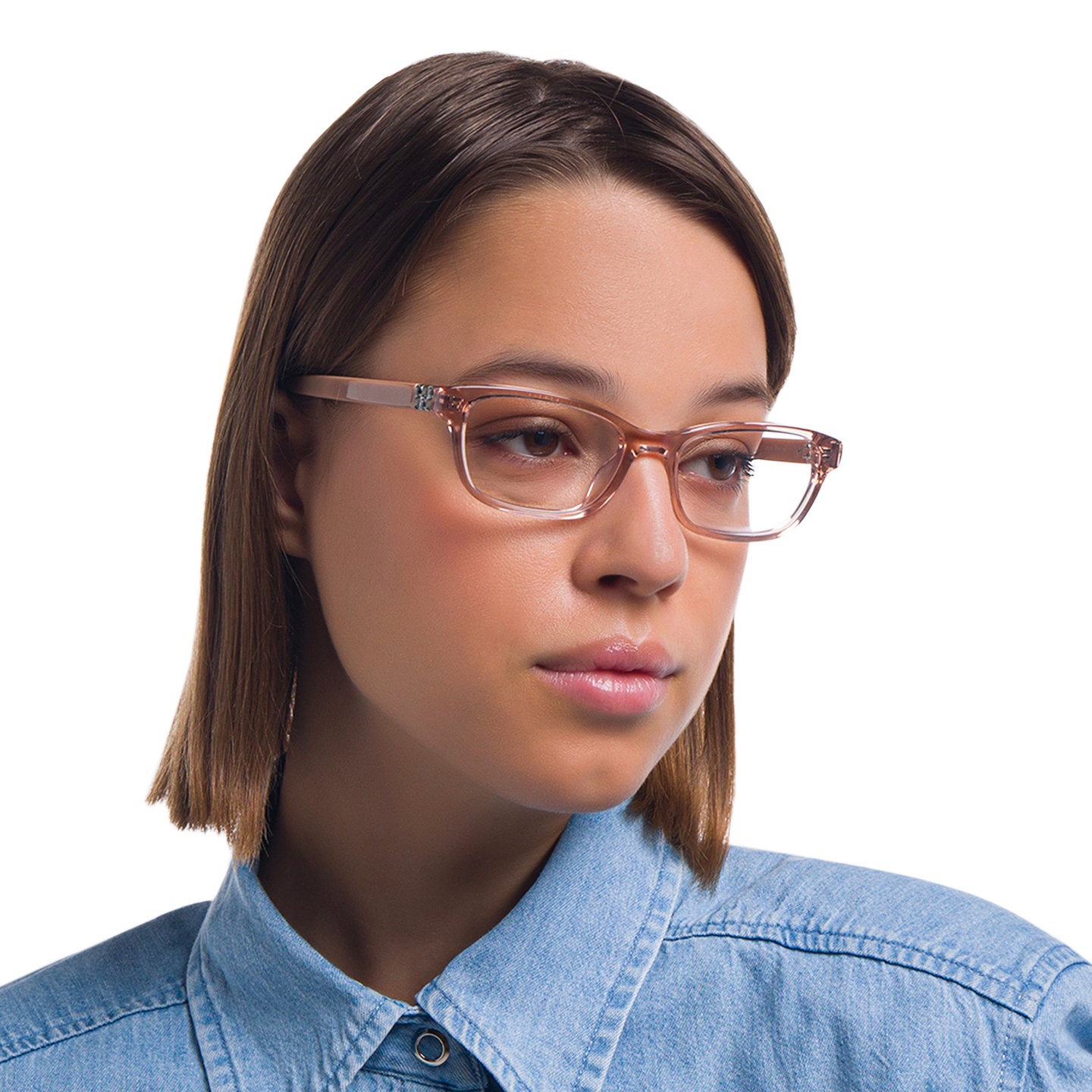 تسوق نظارة طبية بإطار مستطيل EYE'M بلون زهري أونلاين.