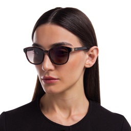 تسوق نظارة شمسية بإطار دائري EYE'M بلون بني أونلاين.