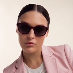 Shop EYE'M Round Sunglasses in Red online.