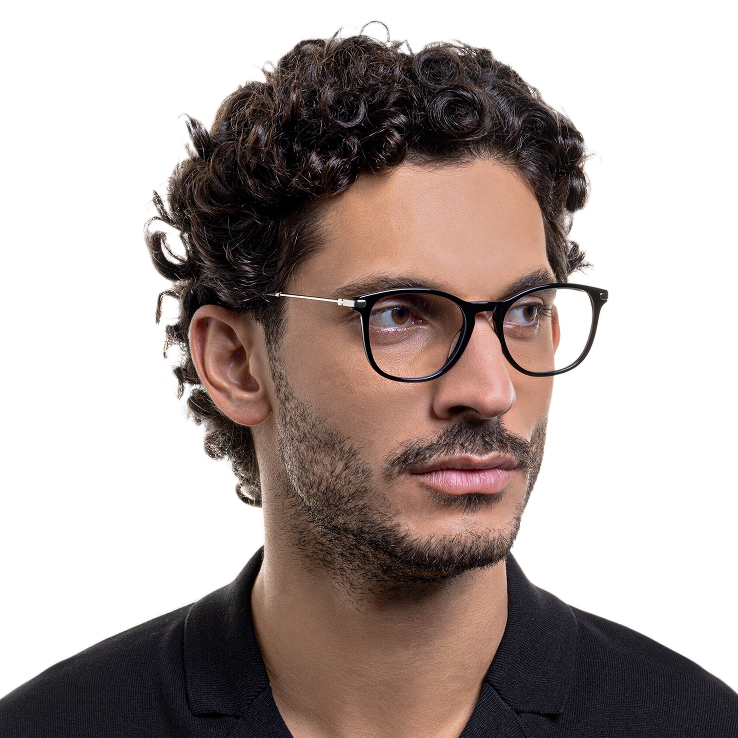 تسوق نظارات طبية دائرية EYE'M بلون أسود أونلاين.