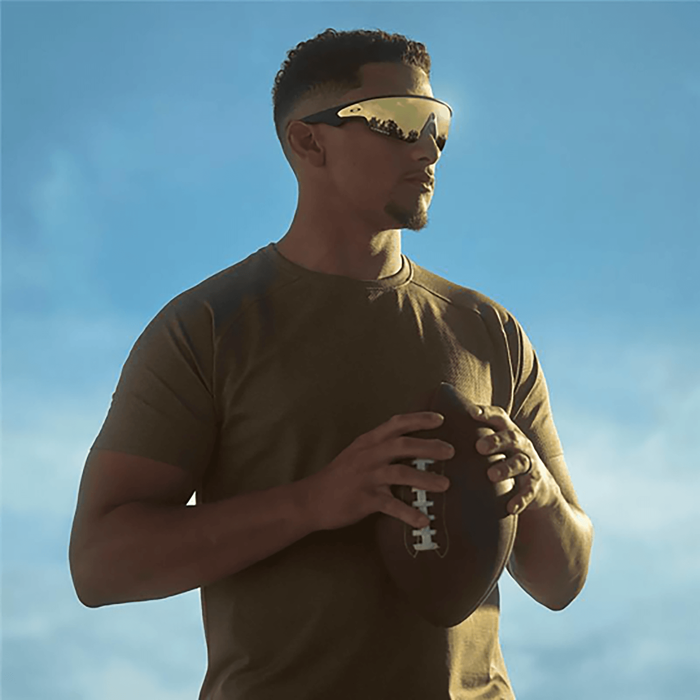 Shop Oakley Meta Vanguard Unisex Half-Rim Rectangle Sunglasses in Black online.